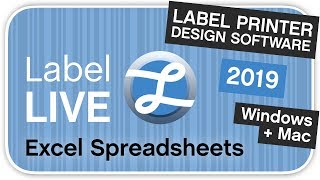 How To Print Labels From An Excel Spreadsheet To A Dymo Zebra Rollo Or Brother Thermal Printer [upl. by Slyke]