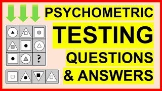 7 PSYCHOMETRIC TEST Questions and Answers How To PASS a Psychometric Test [upl. by Neeleuqcaj]