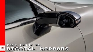 2019 Lexus ES ES350 ES300h Gets Digital Outer Mirrors [upl. by Mercorr]