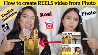 How to use REELS instagram  how to create reels with PHOTO  Picture reel instagram  photo editing [upl. by Iretak]