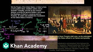 Birth of the US Constitution  US History  Khan Academy [upl. by Niletak]