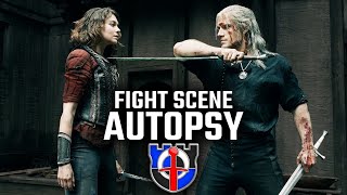 Fight Scene Autopsy Geralt vs Renfri and Blaviken [upl. by Yllatan]