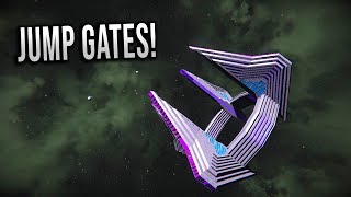 JUMP Gates  Space Engineers  Gravity Jump Gates [upl. by Enitsrik]