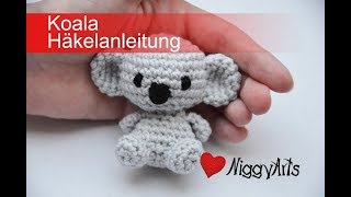 NiggyArts  Koala Häkelanleitung [upl. by Umeh]