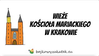 Wieże kościoła Mariackiego w Krakowie [upl. by Joline]