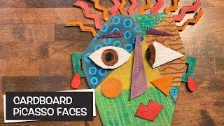 Cardboard Picasso Faces [upl. by Refinnaej]