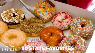 Best Doughnuts In Every State  50 State Favorites [upl. by Orsay]