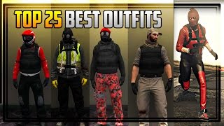 TOP 25 BEST amp COOLEST OUTFITS IN GTA ONLINE [upl. by Jessi]