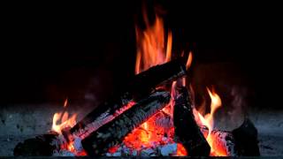 Cozy Crackling Fire – 9 Hour HD Virtual Fireplace – Sleep Sound Ambience Romance [upl. by Treulich]