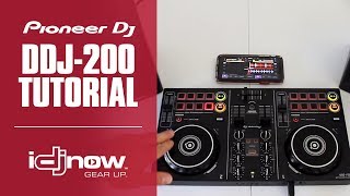 Pioneer DJ DDJ200 Smart rekordbox DJ Controller  Tutorial tips demo and review [upl. by Kcirdehs]