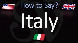 How to Pronounce Italy CORRECTLY [upl. by Whale]