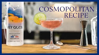 Citrusy Cosmopolitan Cocktail Recipe  Grey Goose Vodka [upl. by Enirehtac872]