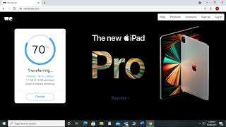 WeTransfer Tutorial  Transfer Large Files Online [upl. by Bianka]