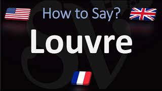 How to Pronounce Louvre  Paris Museum Pronunciation Native Speaker [upl. by Ahselrak]