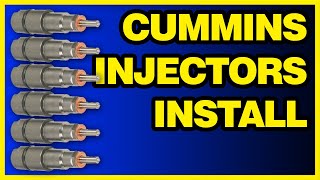 Cummins Injectors Install 9802 Dodge Cummins [upl. by Ais667]