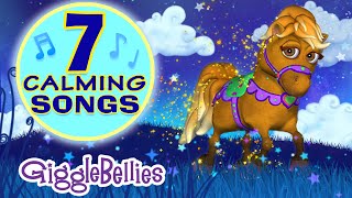 All The Pretty Little Horses  Bedtime Songs Lullabies amp Nursery Rhymes  Gigglebellies [upl. by Lonnard]