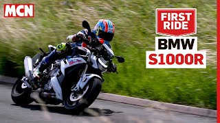 Has the 2021 BMW S1000R toppled its super naked rivals  MCN review [upl. by Ueih164]