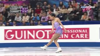 Mao Asada SP Worlds 2014 Eurosport [upl. by Westfall]