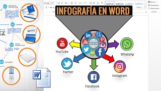 Cómo HACER una INFOGRAFÍA en WORD como un PROFESIONAL [upl. by Denton]