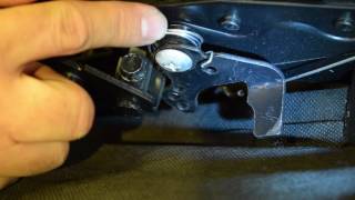 HowTo Replace A Reclining Mechanism Release Trigger [upl. by Ajak]