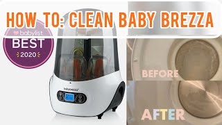 HOW TO Clean Baby Brezza Bottle Sterilizer in 10 Minutes [upl. by Lissa537]