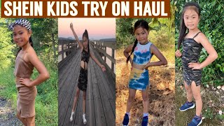 HUGE SHEIN KIDS TRY ON HAUL  SHEIN TRY ON HAUL  SHEIN KIDS SUMMER CLOTHES [upl. by Eltsyrk486]