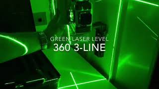 RI3DGL  Renegade Industrial 360 3 Plane Green Laser Level [upl. by Susejedesoj987]