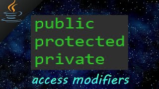 Java access modifiers public protected private 🔒 [upl. by Rasec159]