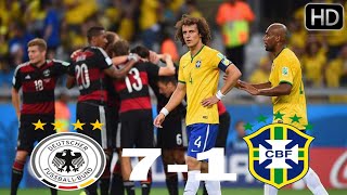 Germany vs Brazil 71 All Goals amp Highlights 08072010 Semifinal World Cup 2014 HD [upl. by Admana]