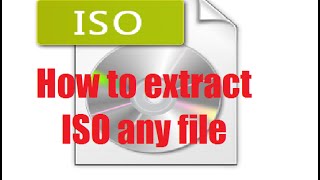 How to extract ISO file Using WinRar [upl. by Aynotan]