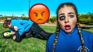 I GOT BEAT UP PRANK ON MY BOYFRIEND GONE WRONG [upl. by Nauwtna]