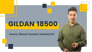 Gildan 18500 Heavy Blend Hooded Sweatshirt  BlankApparelca [upl. by Enoved]