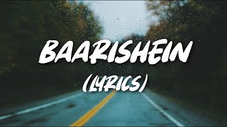 Baarishein Studio  Anuv Jain Lyrics [upl. by Eleinad]