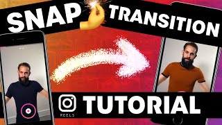 How to do transitions in Instagram Reels  SnapJump Cuts [upl. by Htidirrem]