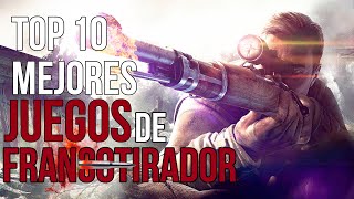 Top 10 Mejores Juegos de Francotirador [upl. by Hilaria]