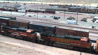 BNSF Barstow Yard Tower Tour HD [upl. by Dinsdale20]