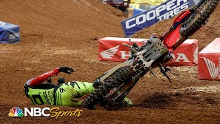 Wildest moments from 2021 Supercross season  Motorsports on NBC [upl. by Stillas469]