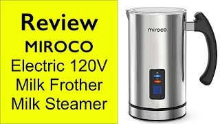 Review Miroco Milk Frother  How to make froth milk at home [upl. by Syst]