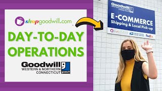 shopgoodwillcom  Warehouse Tour  Goodwill of Western and Northern Connecticut [upl. by Hege]