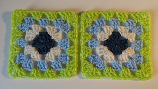 Traditionele Granny Square haken [upl. by Rasmussen]