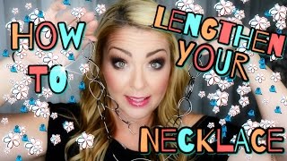 2 Easy Ways To Lengthen Your Necklace [upl. by Asirrom662]