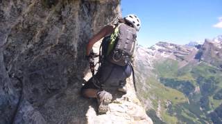 Switzerlands longest Via Ferrata  Leukerbad [upl. by Retrop547]