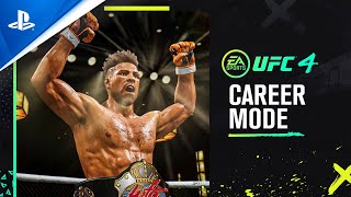 UFC 4  Official Career Mode Trailer  PS4 [upl. by Arnuad454]