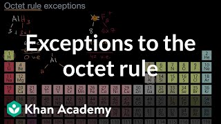 Exceptions to the octet rule  AP Chemistry  Khan Academy [upl. by Ashford]