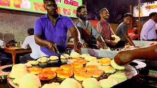 MUTTON KARI DOSAI  Madurai Special Street Food  South Indian Kari Dosa Recipe with Mutton Gravy [upl. by Huckaby]