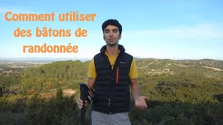 Comment bien utiliser vos bâtons de randonnée [upl. by Klapp]