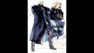 Metal Gear Solid 2 Solidus Snake Theme Boss Fight [upl. by Woodley898]