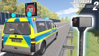 Autobahn Police Simulator 2  Speed Cameras 4K [upl. by Lirrehs]