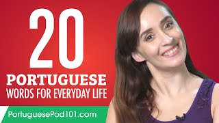 20 Portuguese Words for Everyday Life  Basic Vocabulary 1 [upl. by Notnilc658]