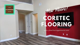 COREtec Vinyl Plank Flooring Installation [upl. by Lisette594]